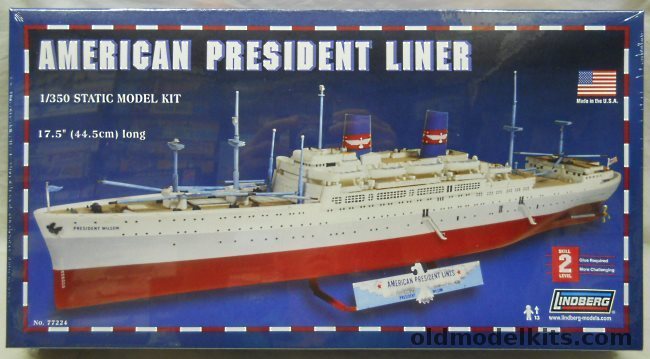 Lindberg 1/547 President Ocean Liner President Wilson, 77224 plastic model kit